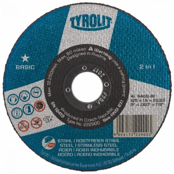 Metalo pjov.diskas 125x1.0x22