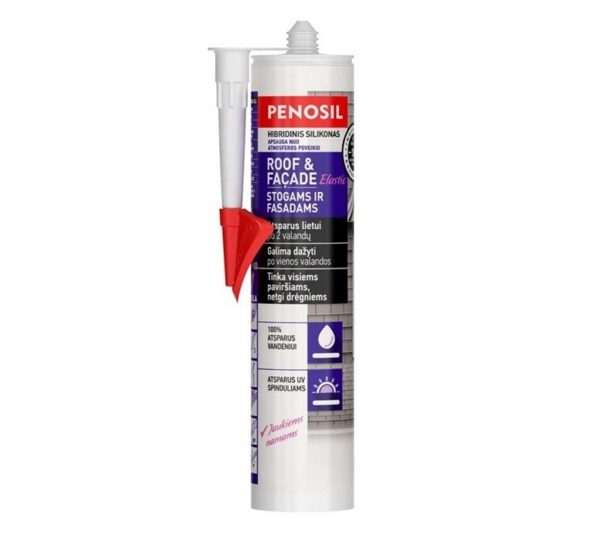 Hermetikas Roof & Fasade 290ml juodas PENOSIL
