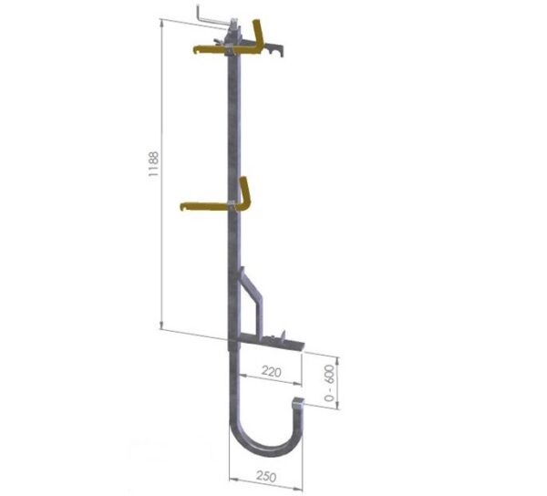 Perdangos turėklas VEPE