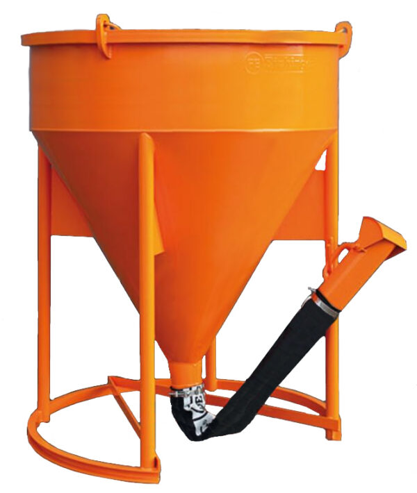 Bortų griebtuvai, bunkeriai betonui